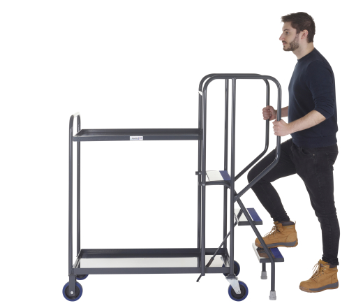 Order Picking Trolleys with Steps - Image 3