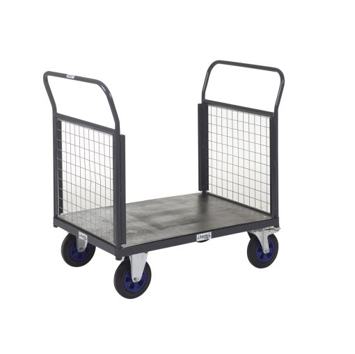 Apollo Zinc Plated Mesh Sided Platform Trolley - Image 2